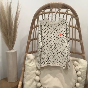 Heart Polka Dot Sweater